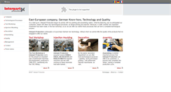 Desktop Screenshot of interpart-production.com